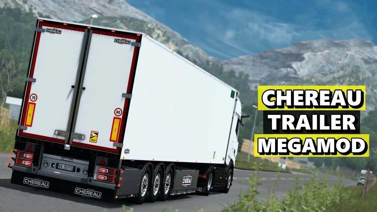 Reboque Chereau Trailer Megamod v6.6 1.59 ETS2