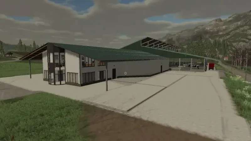 Mod DairyBarn AustriaModding v1.1 FS 25